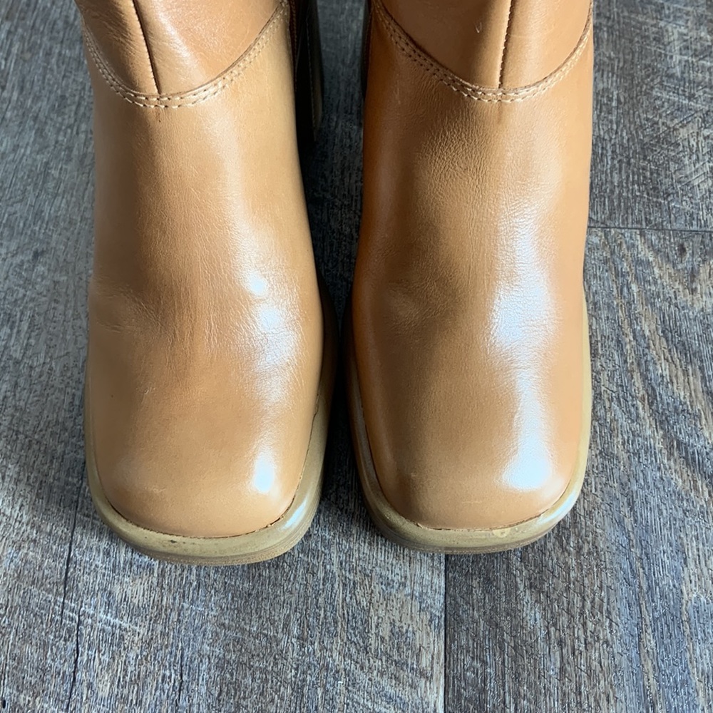 Steve Madden Tan Ankle Boots - Picture 6 of 14